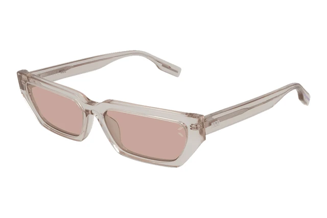 Alexander McQueen MQ 0302S — γυναικεία γυαλιά ηλίου, cat-eye, χρώμα διάφανο